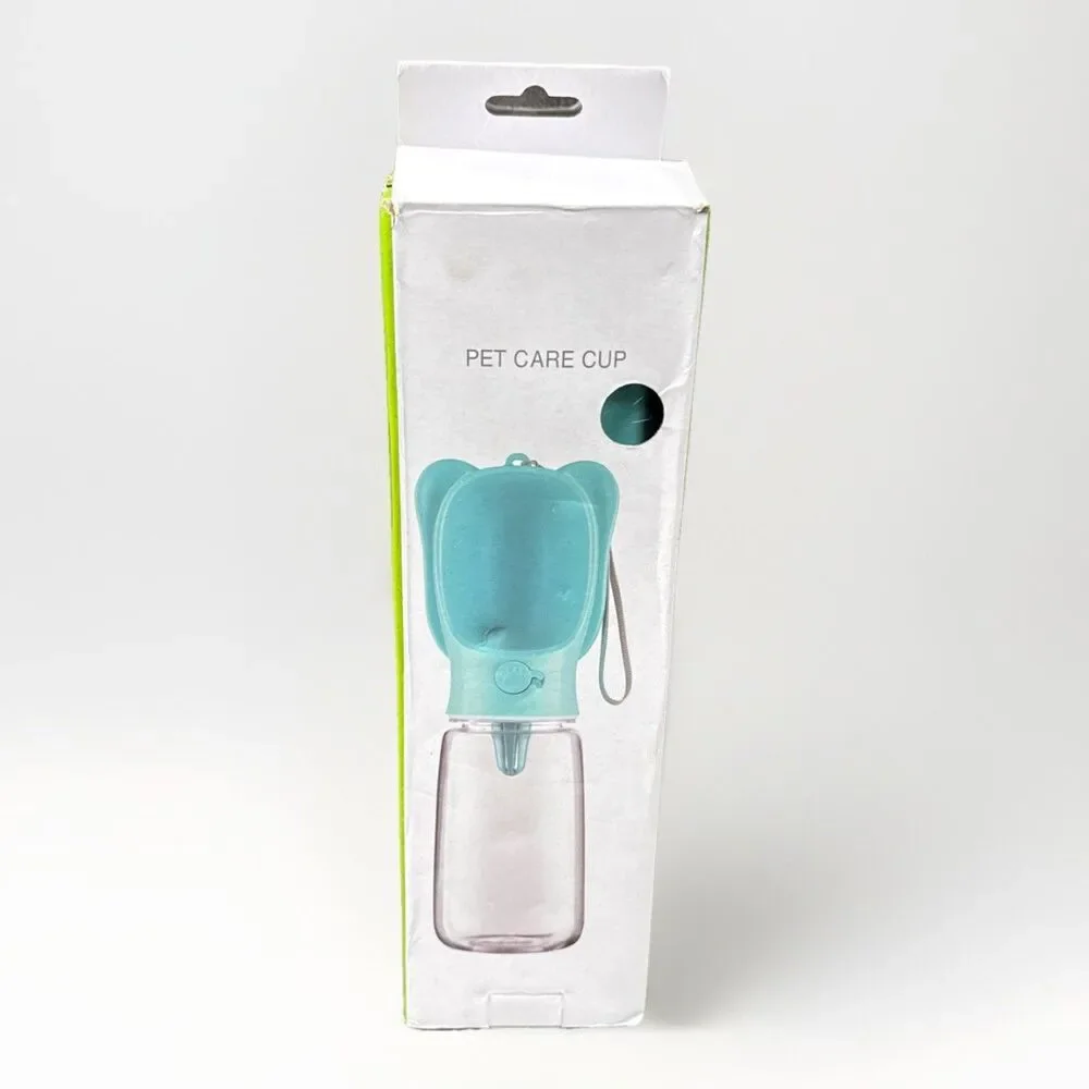 Pet Care Cup Water Bottle, Leak Proof Portable Travel Dog Water Dispenser